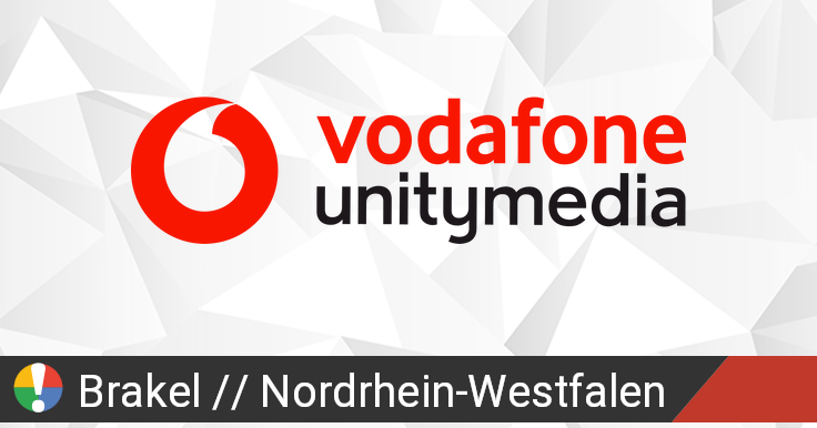 Unitymedia in Brakel, NordrheinWestfalen Ausfall oder