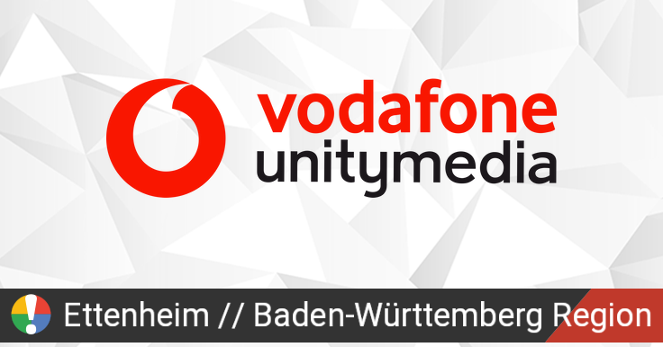 Unitymedia in Ettenheim, BadenWürttemberg Region Ausfall