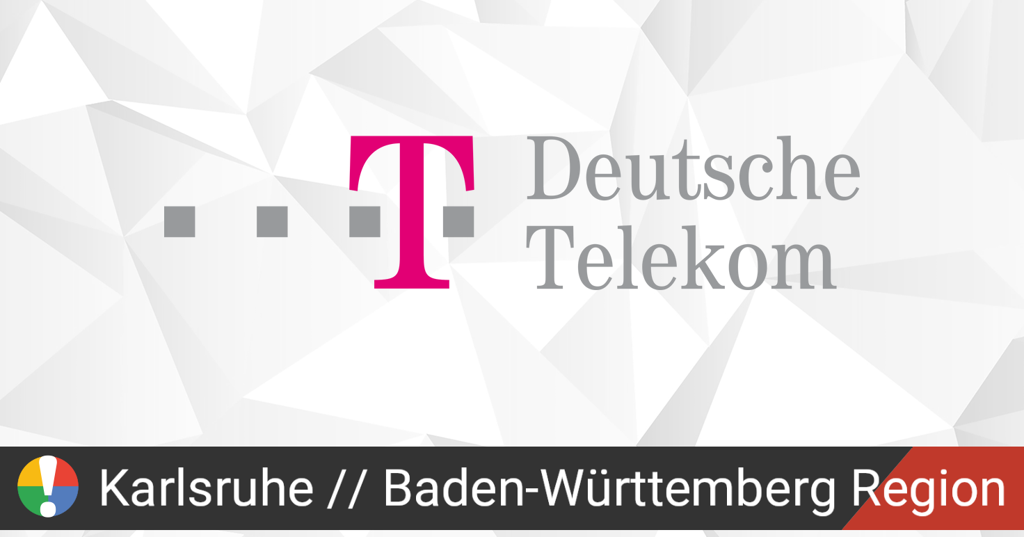 Deutsche Telekom In Karlsruhe Baden Wurttemberg Region Ausfall Oder Service Funktioniert Nicht Aktuelle Probleme Und Ausfalle Gibt Es Eine Storung