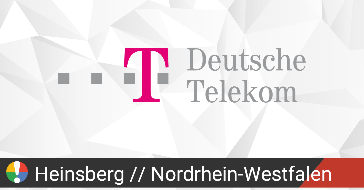 Deutsche Telekom In Heinsberg Nordrhein Westfalen Ausfall Oder Service Funktioniert Nicht Aktuelle Probleme Und Ausfalle Gibt Es Eine Storung