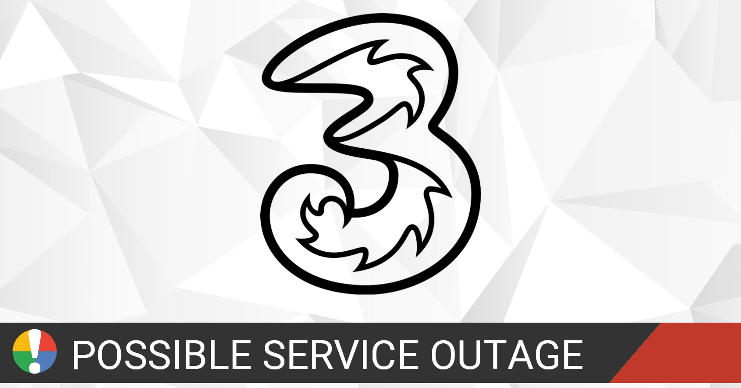 3 (Three) Outage Map • Is The Service Down? UK