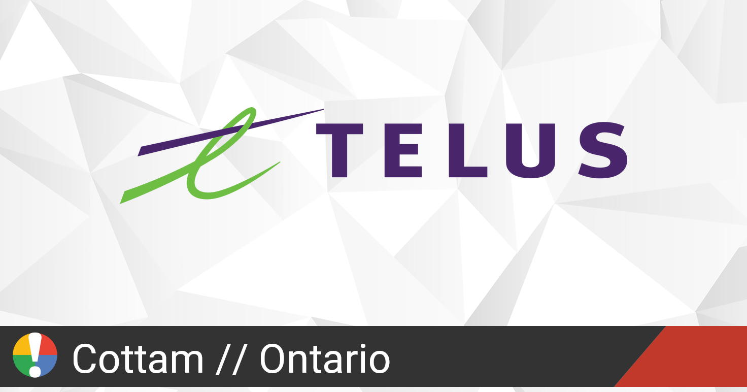 Telus Outage in Cottam, Ontario • Is The Service Down? Canada