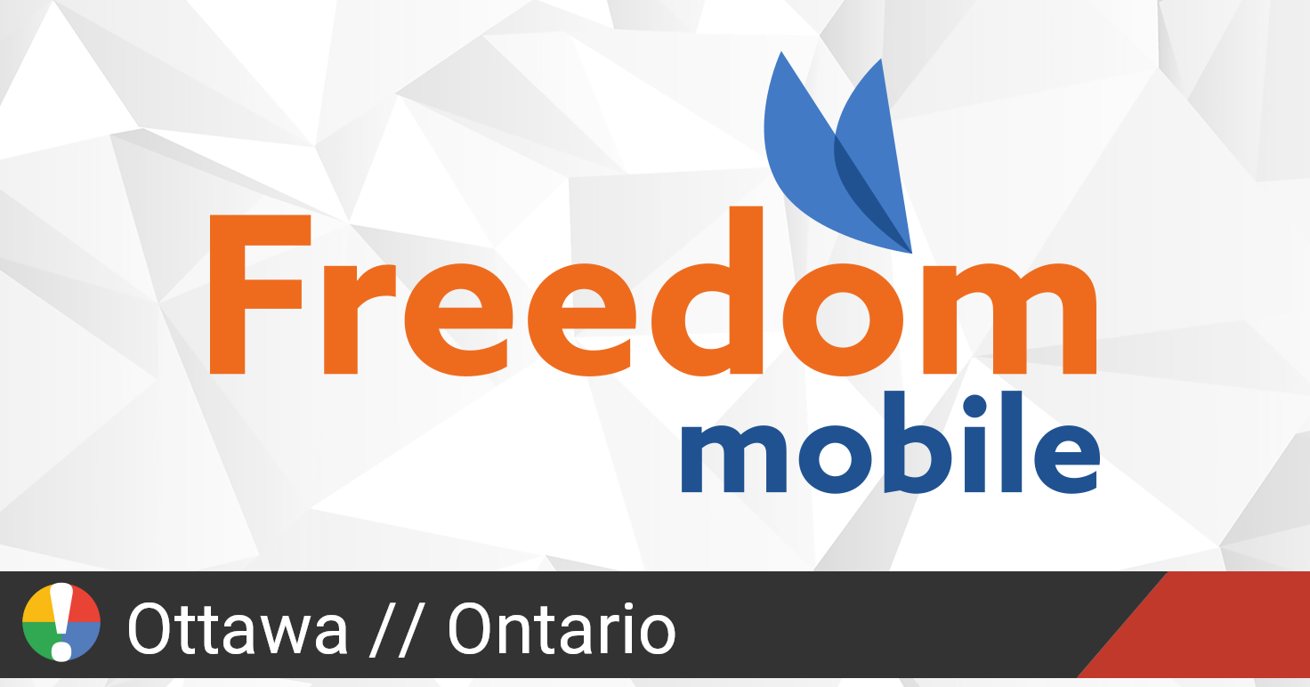 Freedom Mobile Outage in Ottawa, Ontario • Is The Service Down? Canada