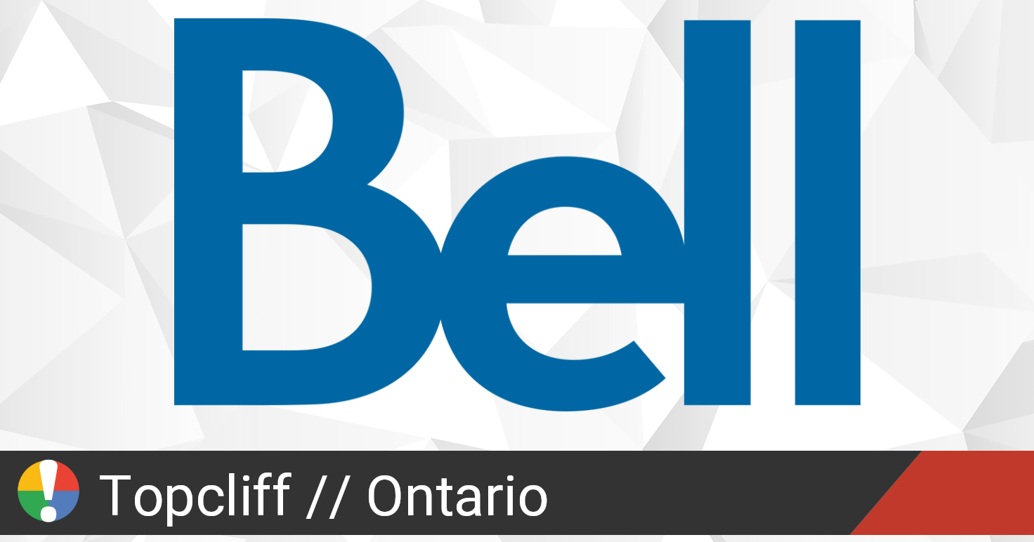 Bell Canada Outage in Topcliff, Ontario • Is The Service Down? Canada