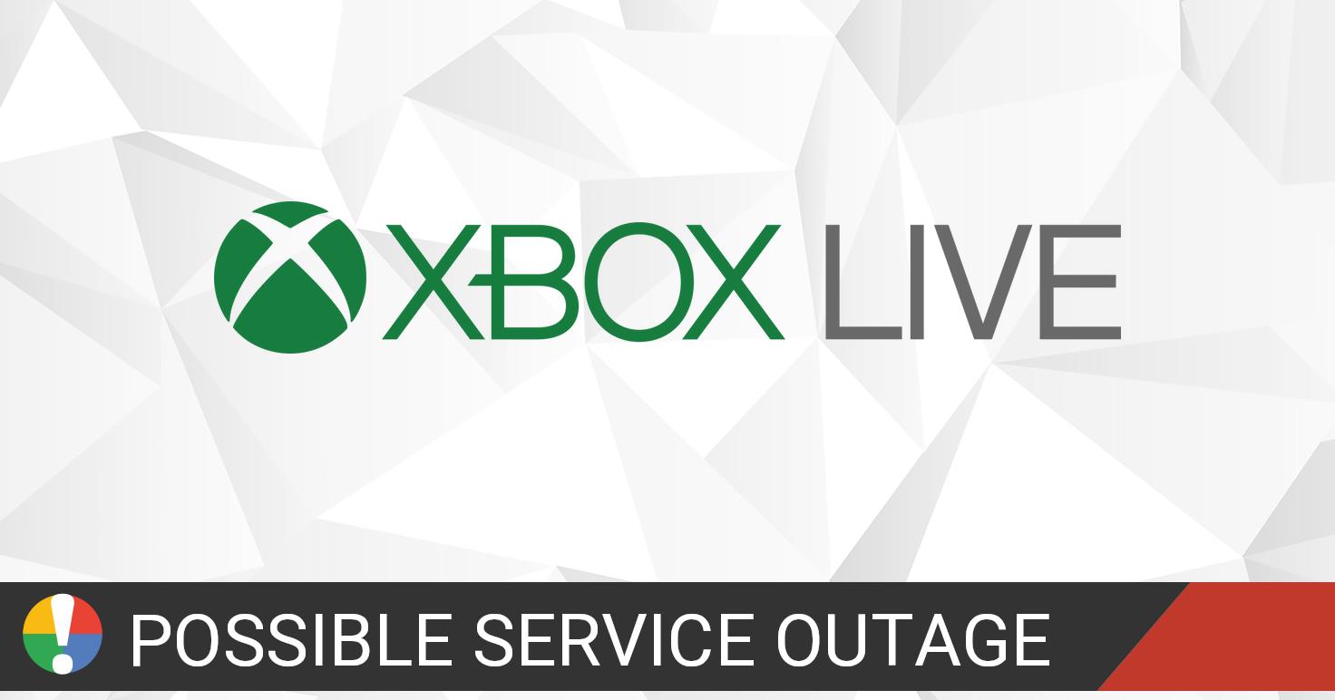 Xbox live down uk