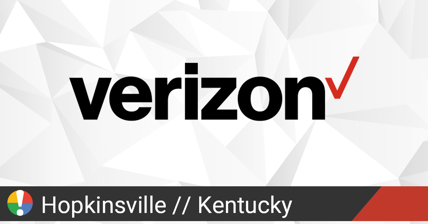 Verizon Wireless Outage in Hopkinsville, Kentucky • Is The Service Down?