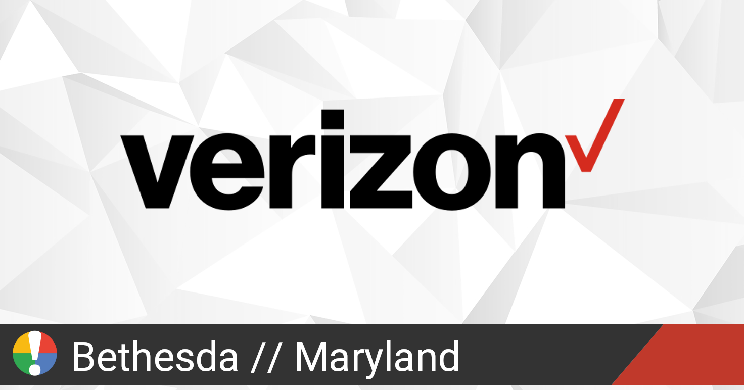 Verizon Wireless Outage in Bethesda, Maryland • Is The Service Down?