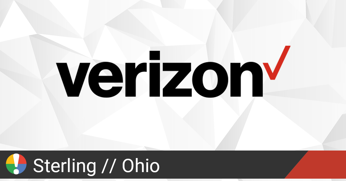 Verizon Wireless Outage in Sterling, Ohio • Is The Service Down?