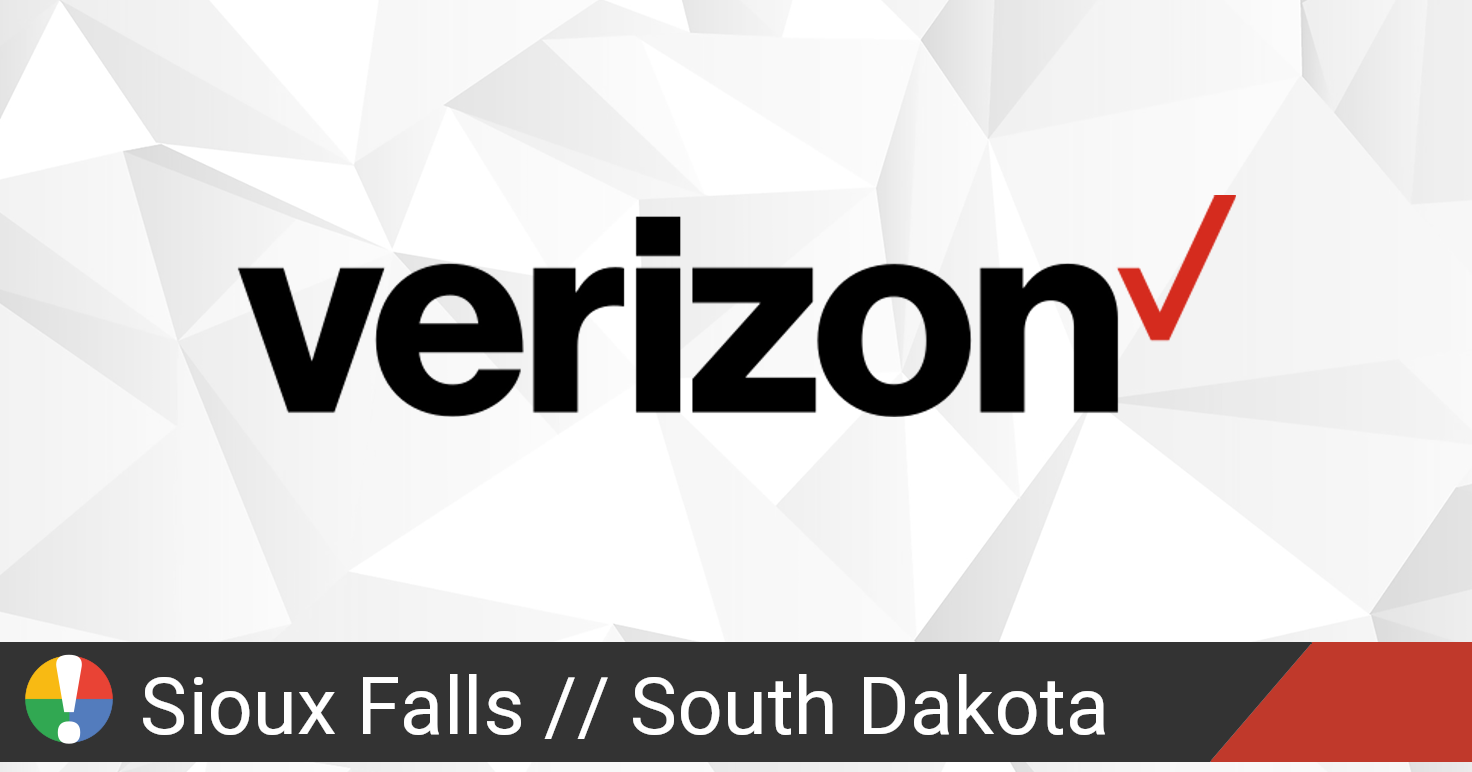 Verizon Wireless Outage in Sioux Falls, South Dakota • Is The Service Down?