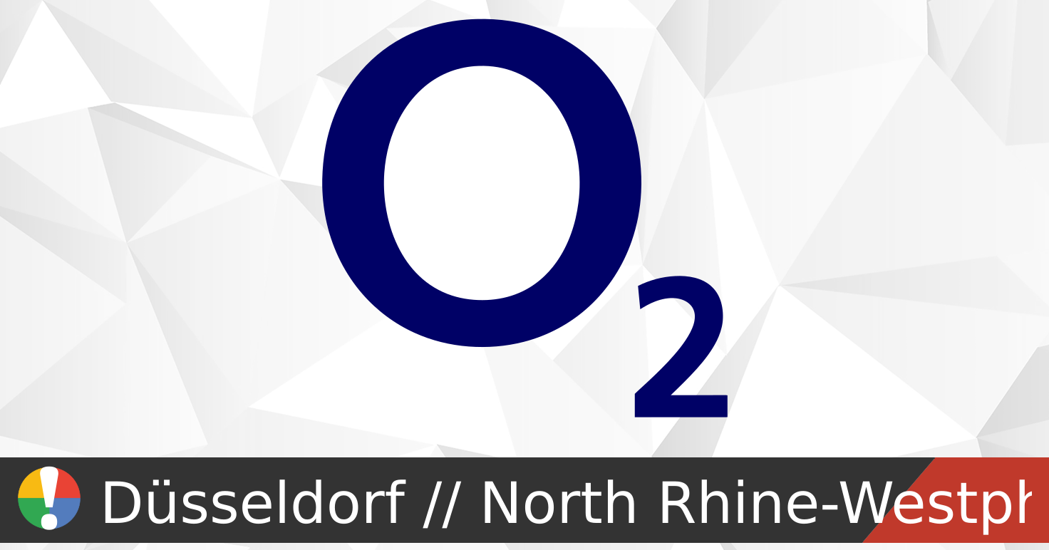 o2 Deutschland in Düsseldorf, North Rhine-Westphalia Ausfall oder ...