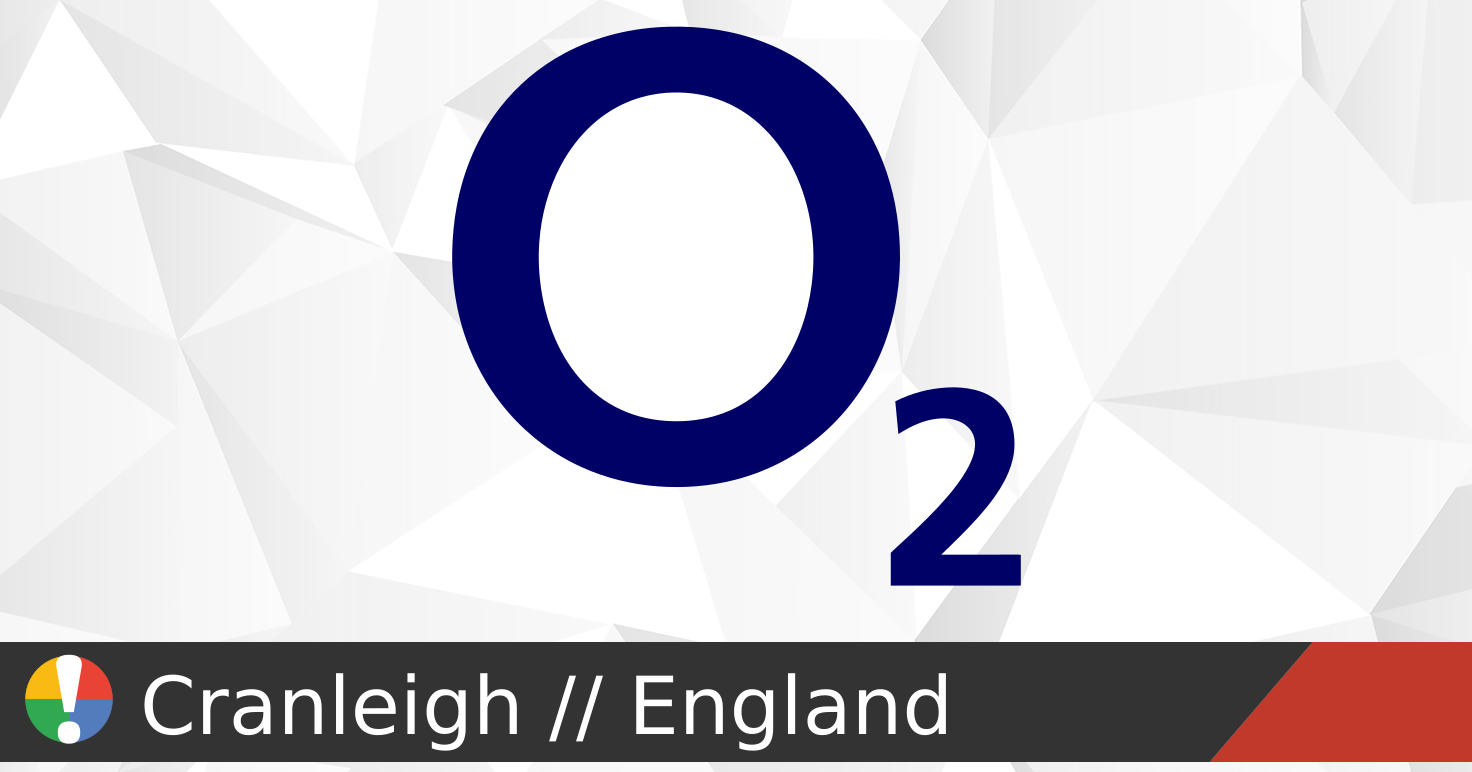 O2 outages and service status in Cranleigh, England • Is The Service ...