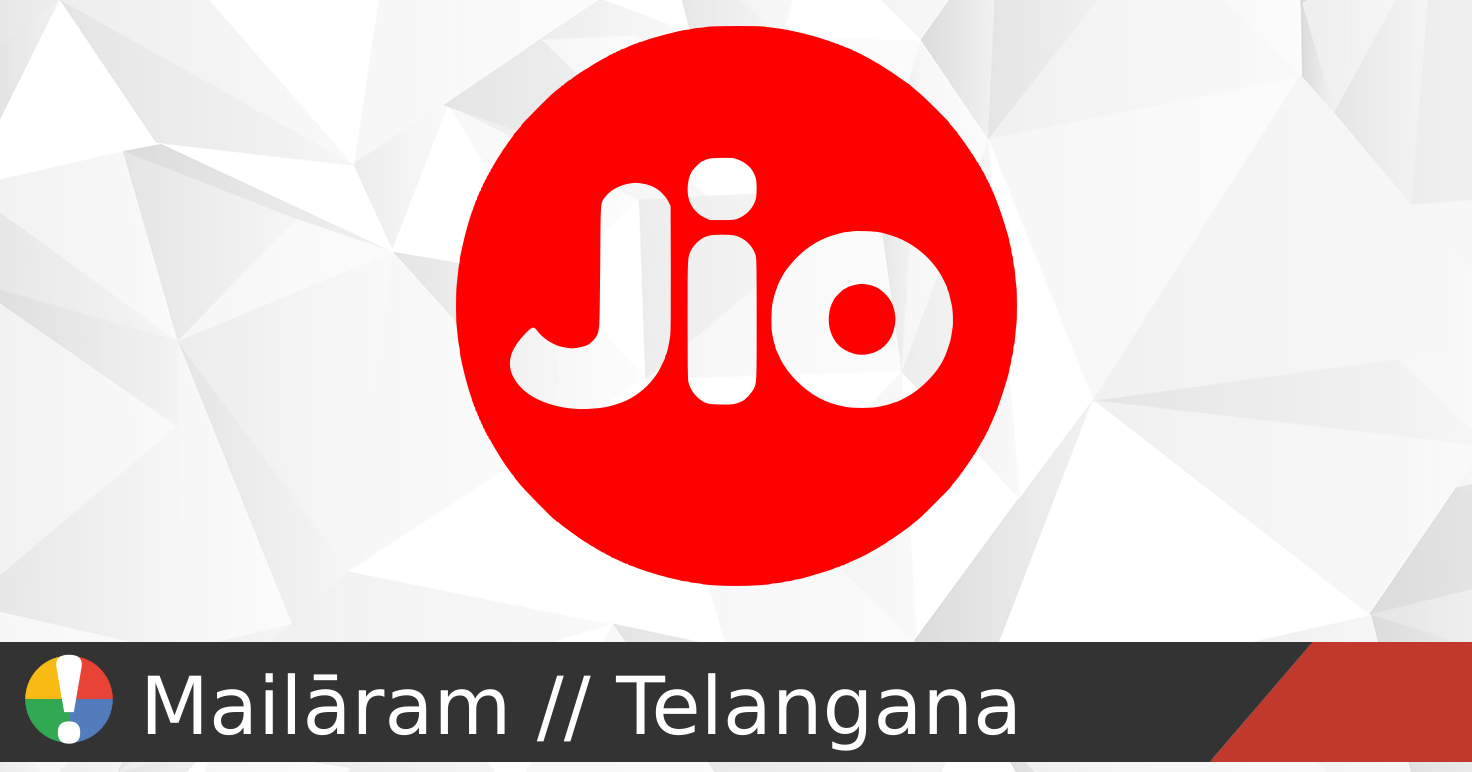 Reliance Jio outages and service status...